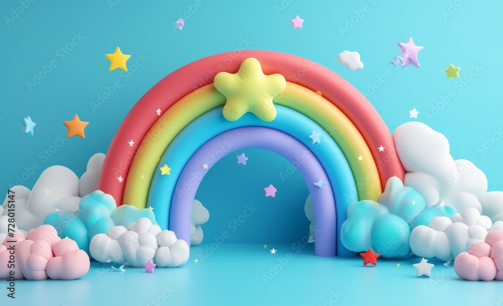 rainbow in the sky