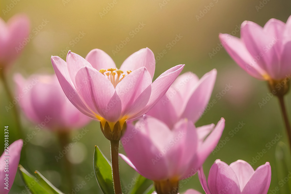 Fototapeta premium Pale Lilac Blossoms in Spring