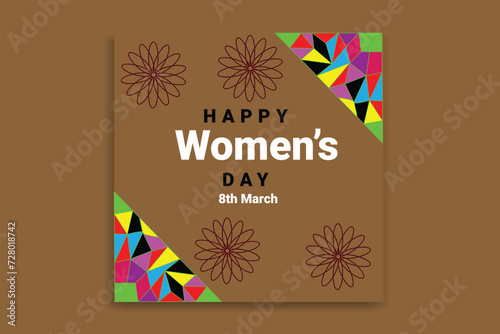 happy women's day social media post 