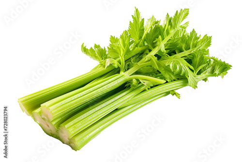 a bunch of celery stalks