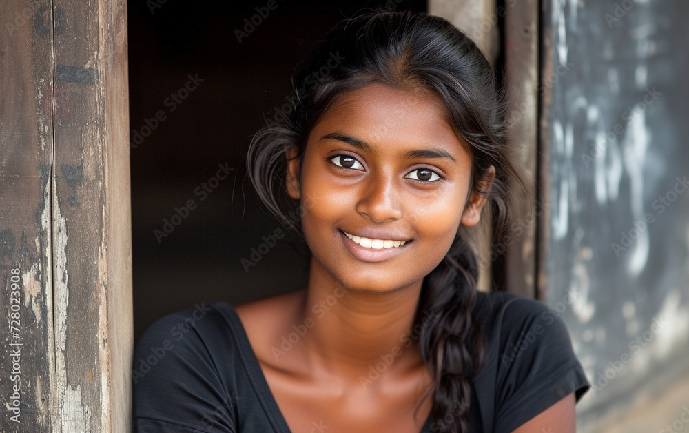 Young Woman Smiling for the Camera Young Woman Smiling for the Camera