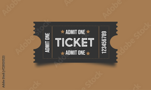 ticket banner design, movie ticket template black and white,
