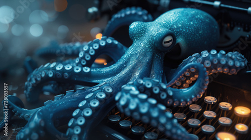 octopus in aquarium © stanislavstarchenko