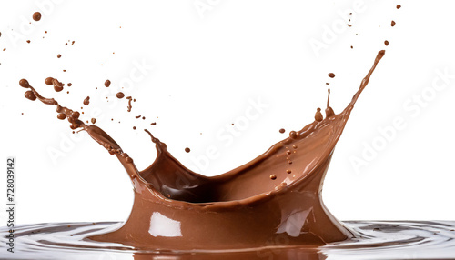 Chocolate splash - isolated