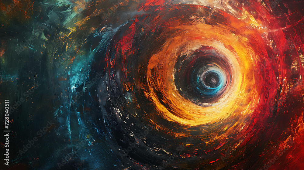 Dynamic spirals of light drawing viewers into a mesmerizing vortex of ...