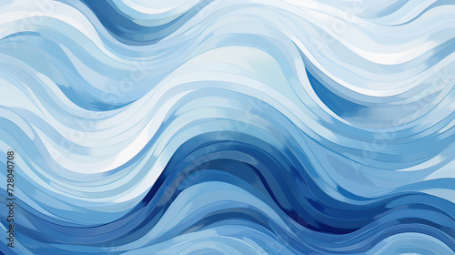 Repetitive waves or ripples, forming a soothing and dynamic background reminiscent of fluid and organic movement Ai Generative