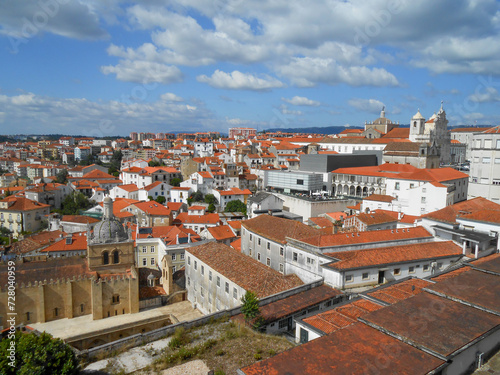 Aerial view of Coimbra, Portugal