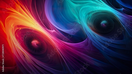 colorful wave and swirl background, smooth wavy surface wallpaper