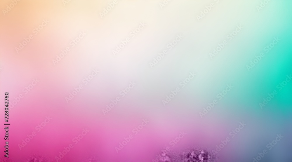 A vibrant, retro background with a grainy noise grunge spray texture and a rough, abstract color gradient.