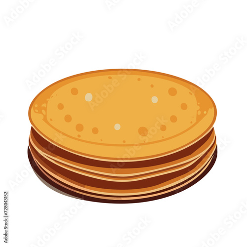 Stack of Pancakes Illustration
