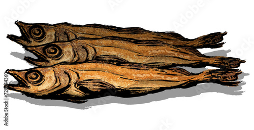Dried pollack is a traditional Korean food ingredient.