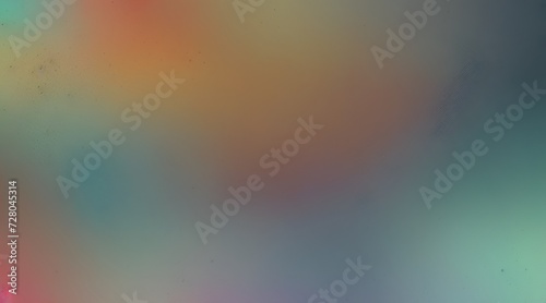 A vibrant, blurred background with a rainbow of colors. It has a grainy, grunge spray texture, rough abstract retro look.