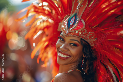  Samba Brazilian dancer, carnival in rio de janeiro © Misau