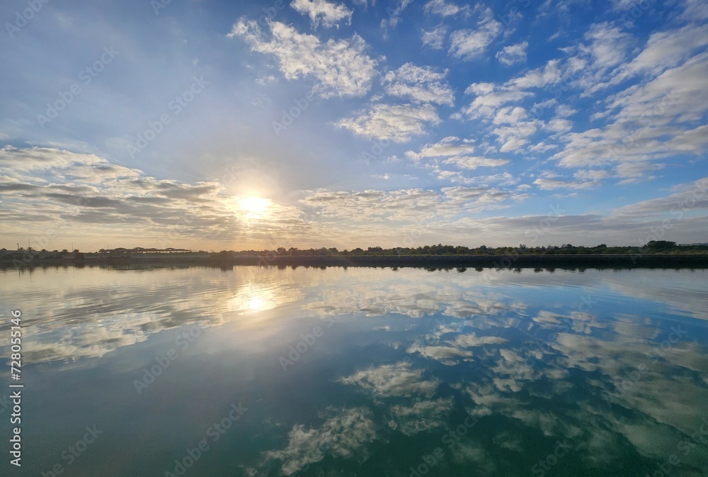 Obraz premium Sunset on the beach 