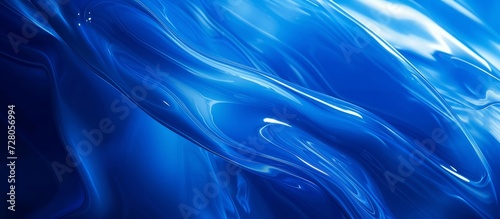 Blue Abstract Background: and Mesmerizing Blue Abstract Background Captivates with its Enigmatic Design photo