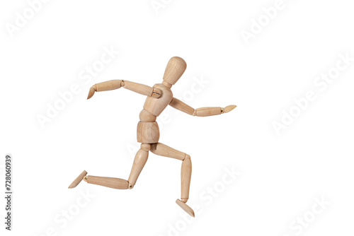 wooden puppet Used for modeling human gestures.