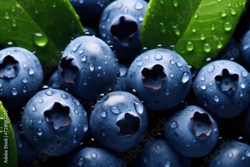 Wallpaper Mural Fresh ripe blueberries, exotic healthy bio fruit food concept. Generative Ai Torontodigital.ca