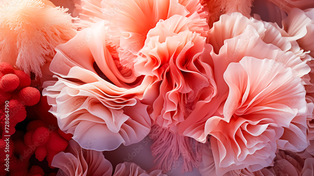 Discover the extraordinary with an unusual pink texture, a captivating image perfect for abstract and creative design projects.