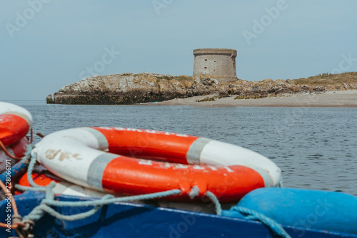 Photography Howth village outside of Dublin Ireland along the coast of the Irish Sea