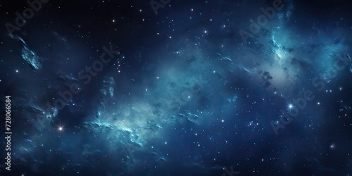 Galaxy space universe cosmic sky with many stars. Abstract blue color astronomy background decorative © Graphic Warrior