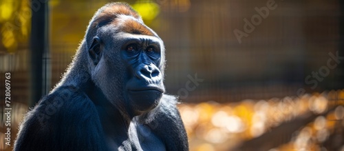 Western Lowland Gorilla Captive: Majestic Gorill in Captivity