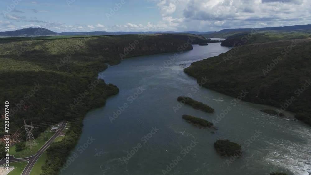 Rio Grande in Brazil, Located in the State of São Paulo - Drone Video Rio Grande in Brazil, Located in the State of São Paulo - Drone Video