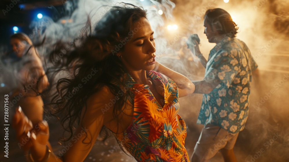 Young woman dancing in the club Young woman dancing in the club