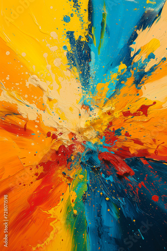 background bright colors brushstrokes art