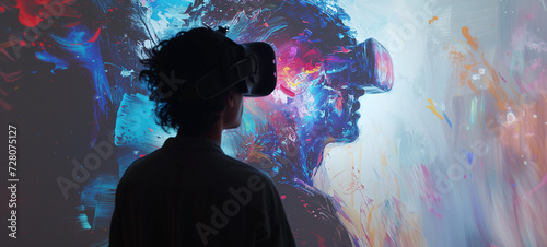 A robot that engages in virtual painting sessions, co-creating artworks with users by interpreting emotions and movements, resulting in collaborative and emotionally expressive pieces of digital art