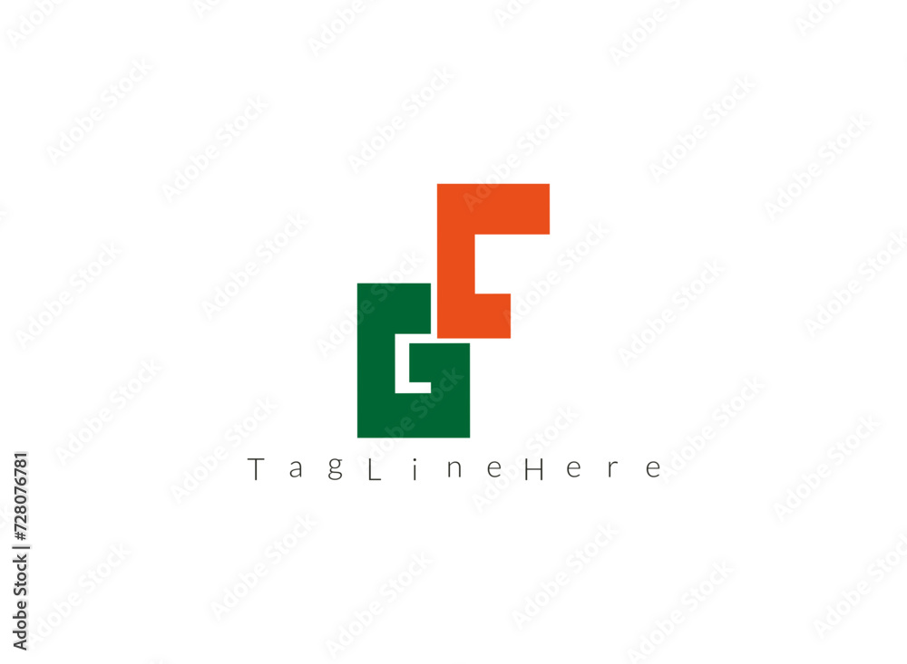 Modern lettermark GF, embodying clean lines and professional grace. A visual masterpiece of contemporary design Modern lettermark GF, embodying clean lines and professional grace. A visual masterpiece of contemporary design