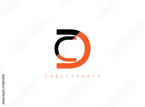 Stylish letter CD symbol, harmonizing innovation and tradition. A chic representation of contemporary aesthetics.