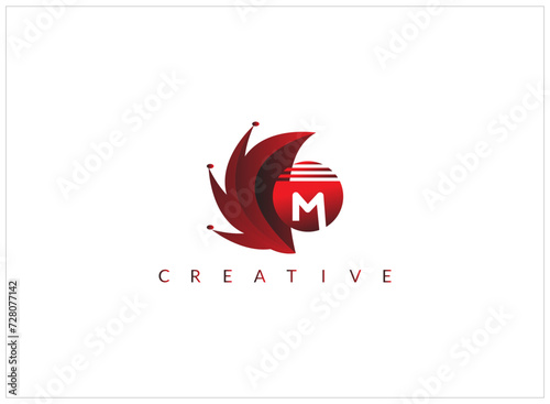 Stylish lettermark M, a fusion of simplicity and panache. A contemporary icon that resonates.