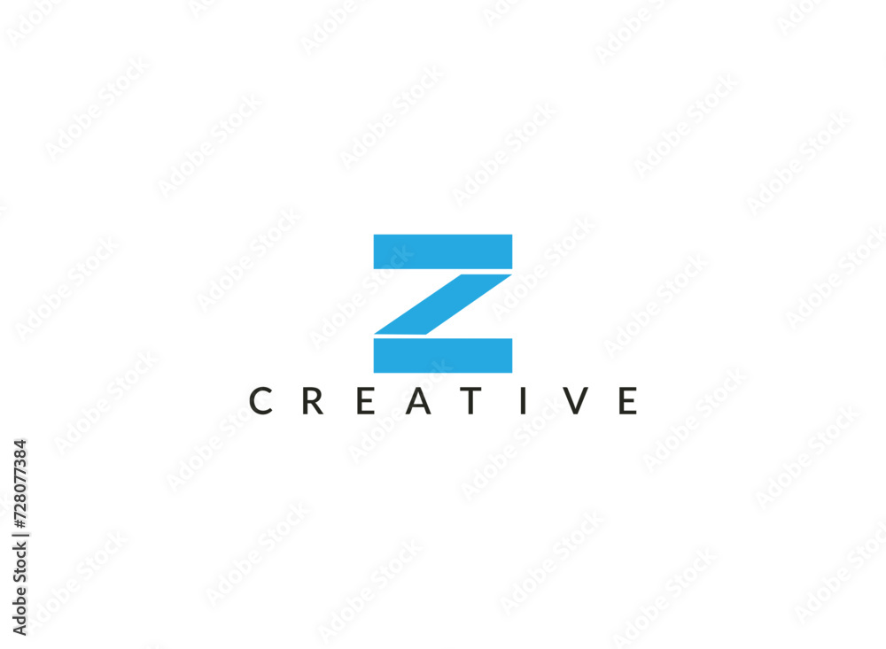 Dynamic alphabet Z icon, a fusion of form and function. Represents innovation and user-friendly aesthetics Dynamic alphabet Z icon, a fusion of form and function. Represents innovation and user-friendly aesthetics