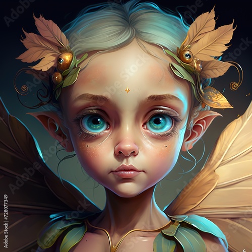 Beautiful Spring Fairy - Whimsical and Delightful Fantasy Art photo