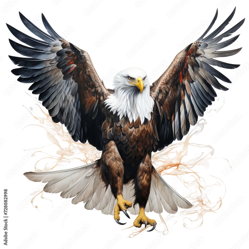 Obraz premium bald eagle in flight