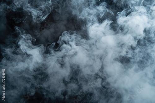 Smoky billowing gas cloud texture pattern background. Generative AI