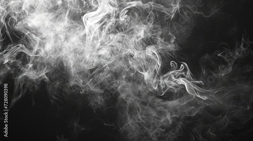 Smoky billowing gas cloud texture pattern background. Generative AI