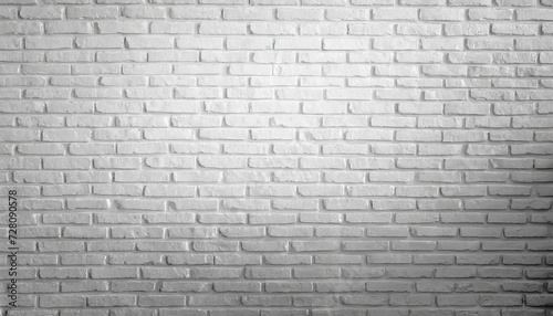 abstract white brick wall texture for pattern background wide panorama picture with copy space design for web banner