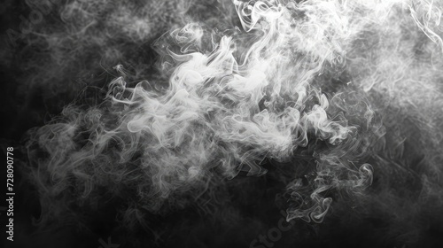 Smoky billowing gas cloud texture pattern background. Generative AI