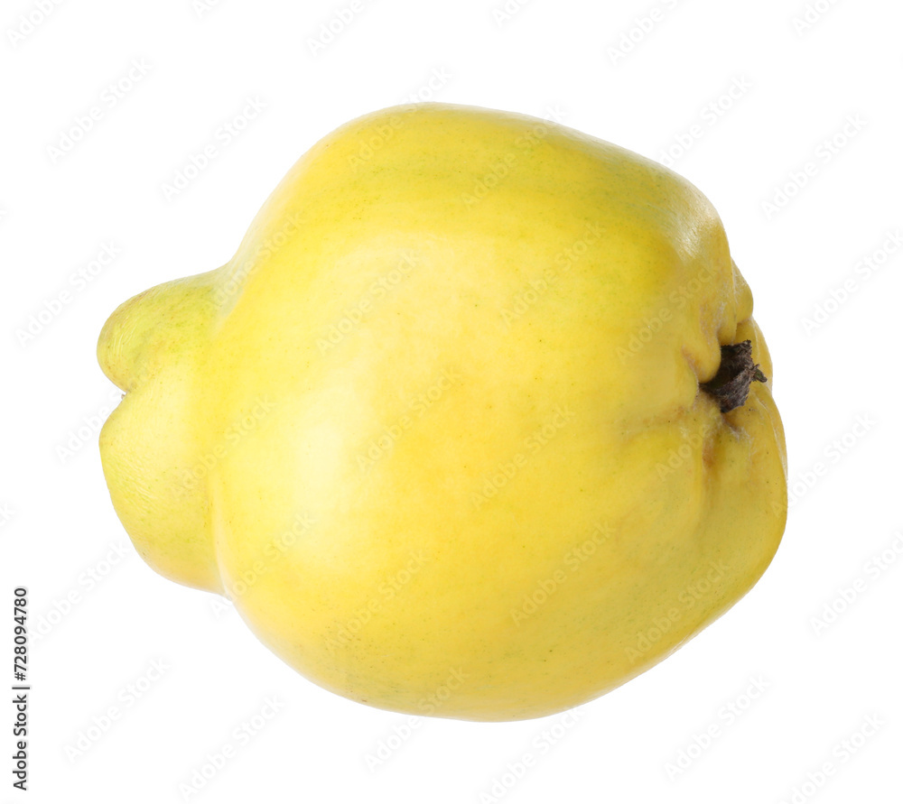 Delicious fresh ripe quince isolated on white
