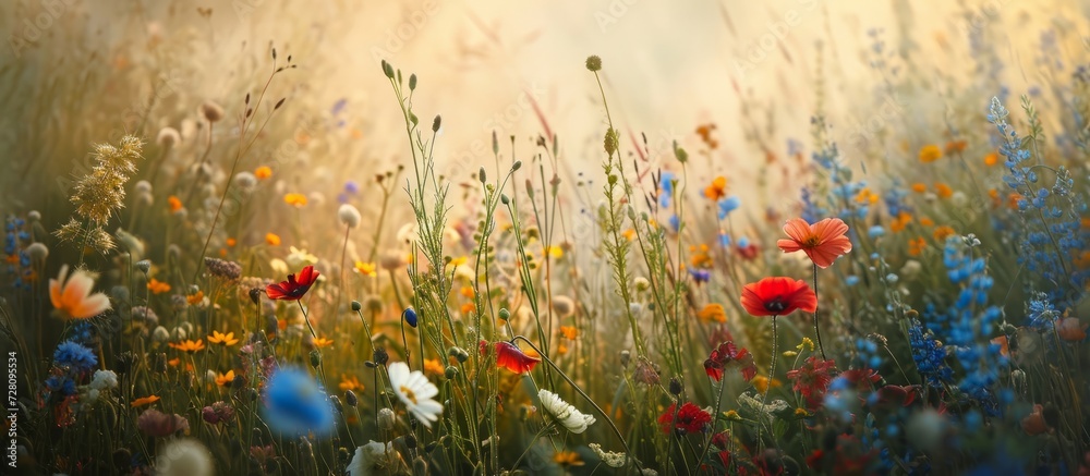 Embracing the Untamed Beauty of Wild Flowers in Nature's Wonderland: A Celebration of Wild, Flower-Filled Landscapes