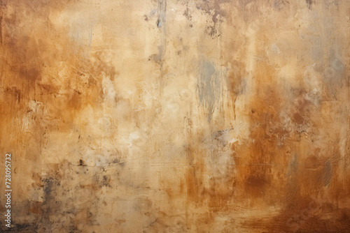 Gritty and bold, grunge brown texture abstract background with distressed, aged feel reminiscent of concrete walls