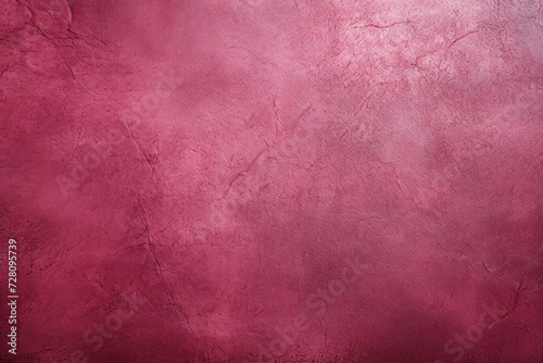 Abstract background with textured monochrome burgundy color with rough grain and noise