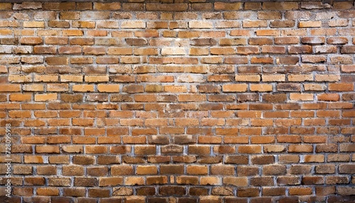grunge brick wall old brickwork panoramic view