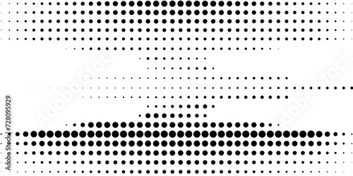Background with monochrome dot texture. Polka dot pattern template. Background with black dots - dot background art eps 10