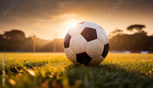 soccer sunset football in the sunset © Raymond