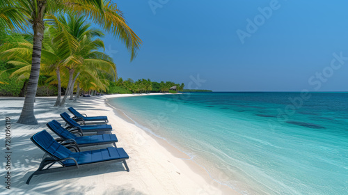 Gorgeous beach in the Caribbean
