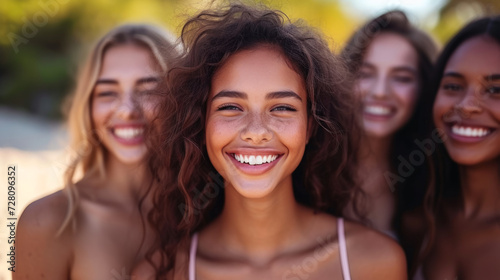 Young women best friends spend time together enjoying each other's company © Neuroshock