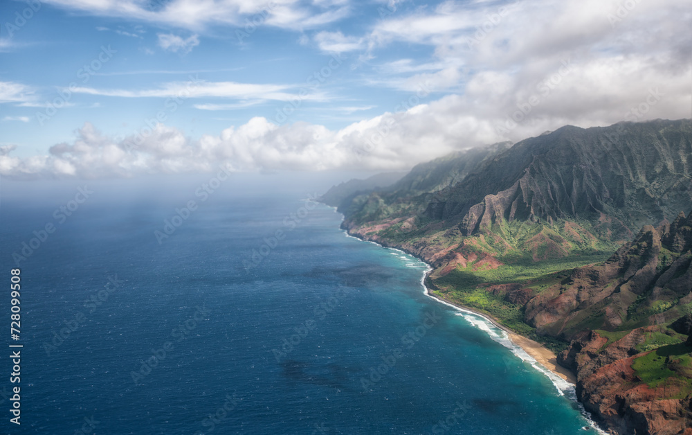 Hawaii's Pristine Kauai Na Pali Coastline