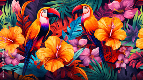 Tropical Bliss: Paradise Pattern